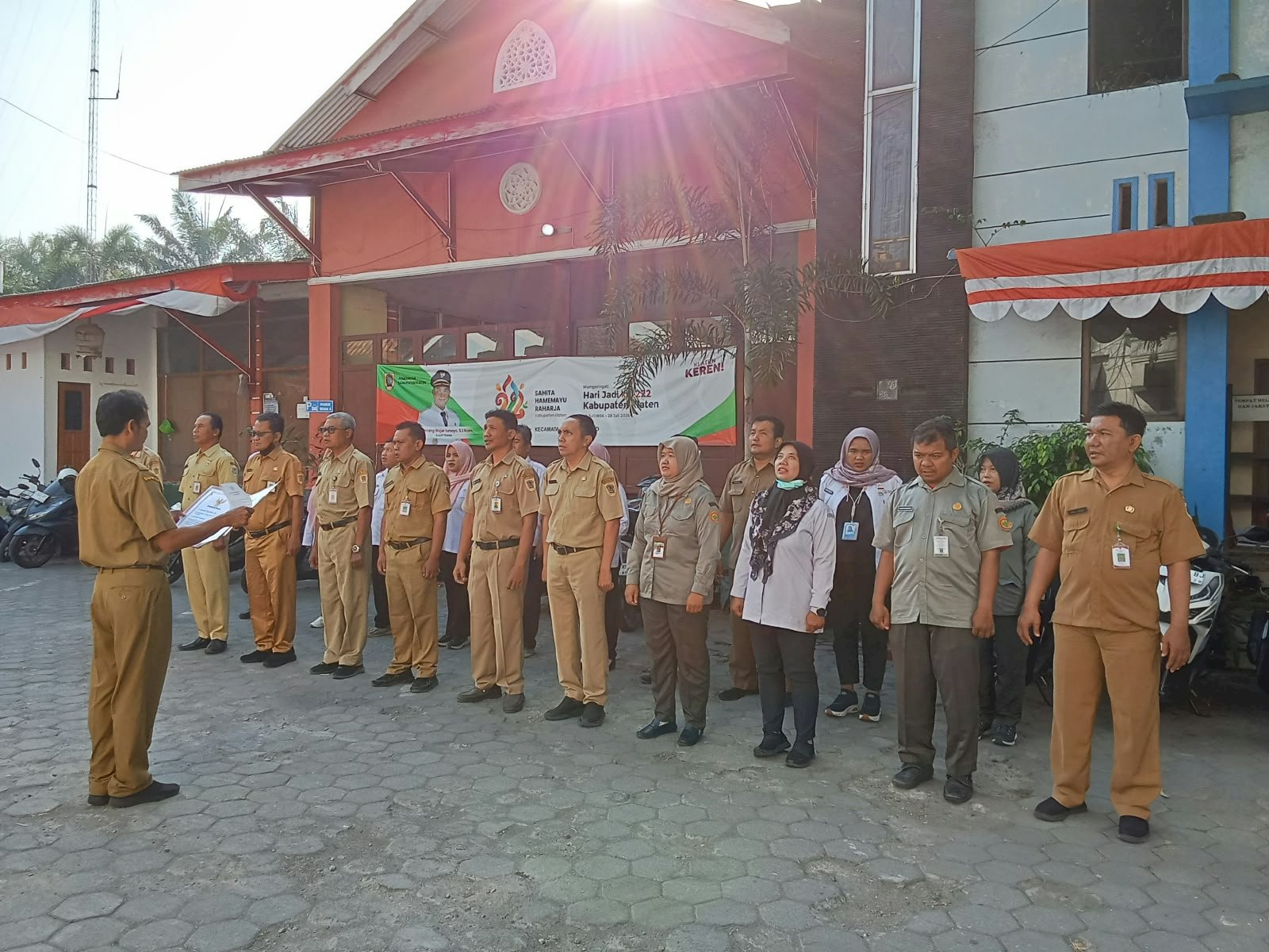 Apel Pagi Karyawan dan Karyawati Kecamatan Manisrenggo Minggu Terakhir Bulan Agustus Tahun 2026