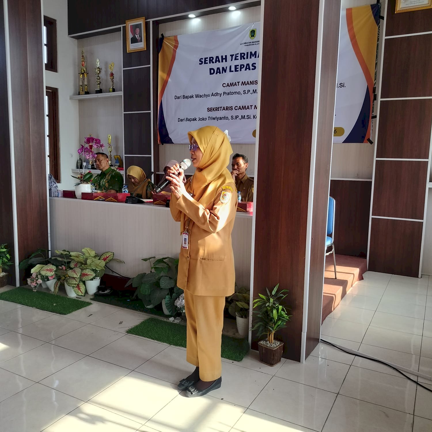 Serah Terima Jabatan dan Lepas Sambut Camat Manisrenggo dan Sekretaris Kecamatan Manisrenggo Tahun 2026