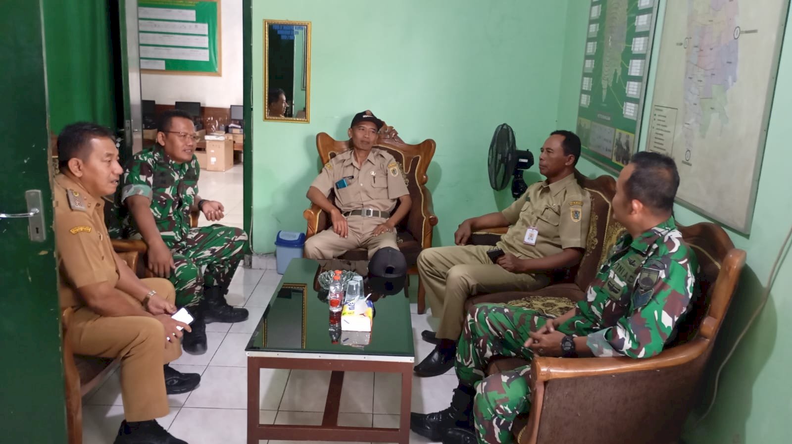 Silaturahmi Camat Manisrenggo sebagai bentuk Sinergitas dengan FORKOPIMCAM Manisrenggo