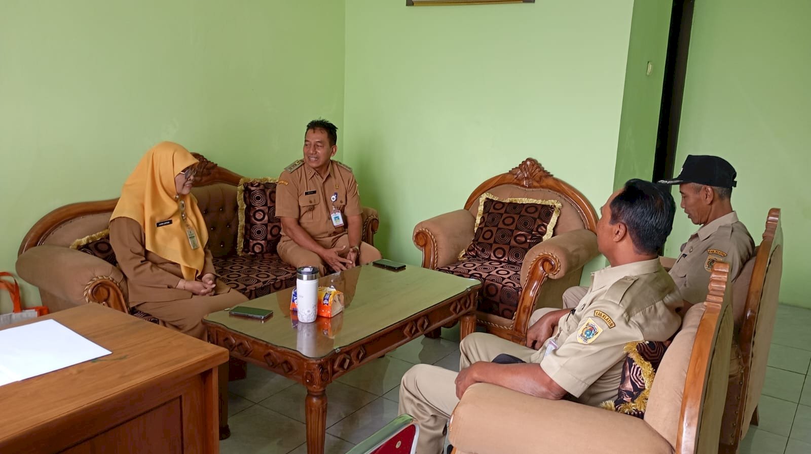 Silaturahmi Camat Manisrenggo sebagai bentuk Sinergitas dengan FORKOPIMCAM Manisrenggo