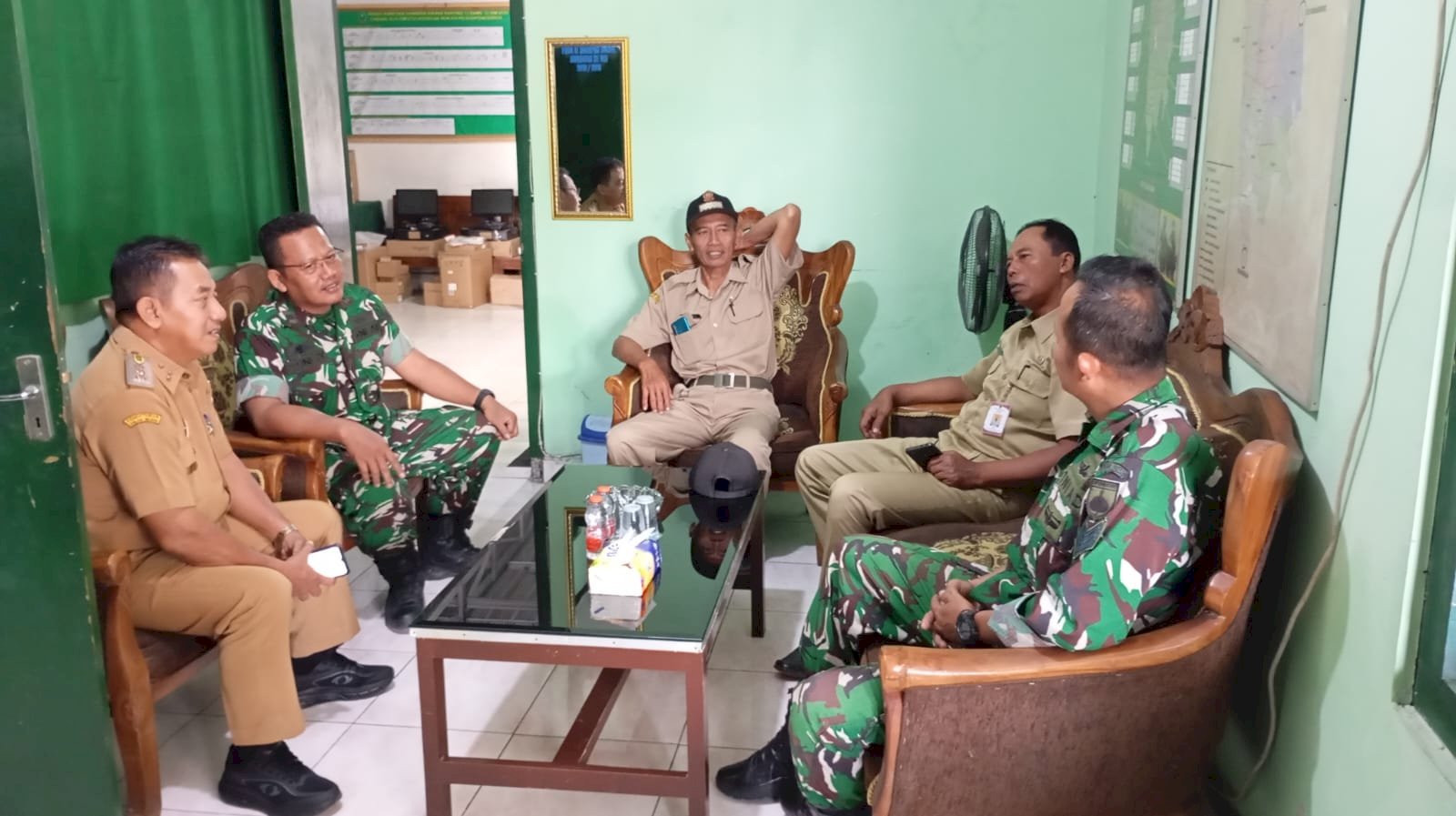 Silaturahmi Camat Manisrenggo sebagai bentuk Sinergitas dengan FORKOPIMCAM Manisrenggo