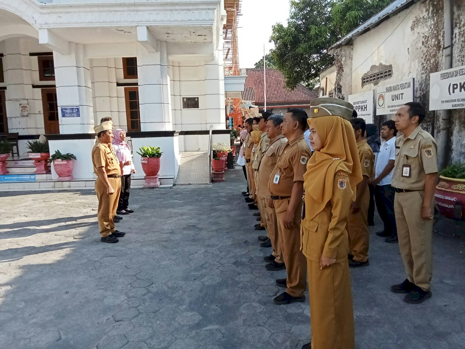 Apel Pagi Karyawan dan Karyawati Kecamatan Manisrenggo